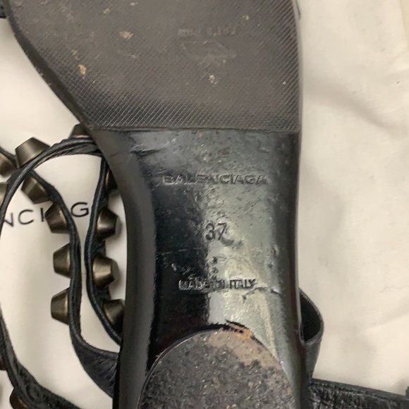 Balenciaga gladiator flat studded sandals 37 - Picture 4 of 6